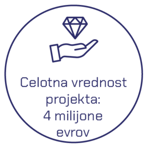Celotna vrednost projekta: 4 milijone evrov